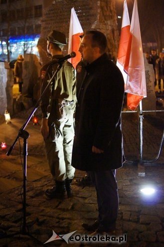 Miejskie obchody Narodowego Dnia Pamięcie Żołnierzy Wyklętych w Ostrołęce [01.03.2017] - zdjęcie #7 - eOstroleka.pl