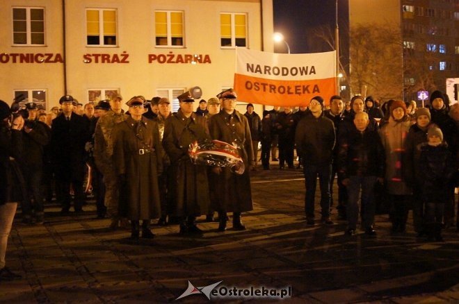 Miejskie obchody Narodowego Dnia Pamięcie Żołnierzy Wyklętych w Ostrołęce [01.03.2017] - zdjęcie #18 - eOstroleka.pl