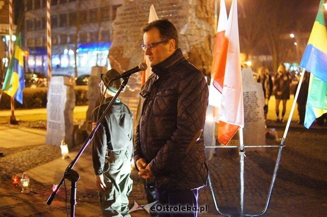 Miejskie obchody Narodowego Dnia Pamięcie Żołnierzy Wyklętych w Ostrołęce [01.03.2017] - zdjęcie #26 - eOstroleka.pl