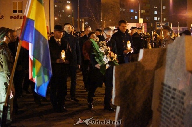 Miejskie obchody Narodowego Dnia Pamięcie Żołnierzy Wyklętych w Ostrołęce [01.03.2017] - zdjęcie #50 - eOstroleka.pl