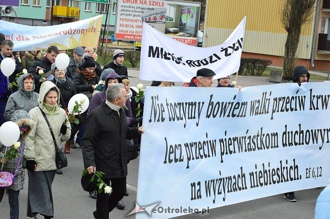 Marsz dla Życia i Rodziny w Ostrołęce [25.03.2017] - zdjęcie #17 - eOstroleka.pl