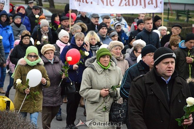 Marsz dla Życia i Rodziny w Ostrołęce [25.03.2017] - zdjęcie #20 - eOstroleka.pl