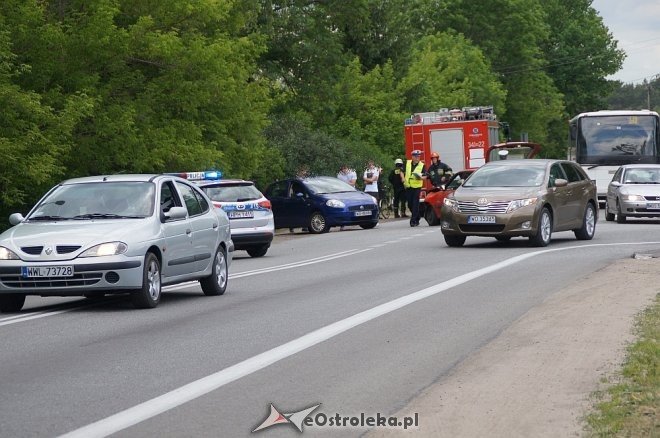 Ostrołęka: Wypadek na Stacha Konwy [10.06.2017] - zdjęcie #1 - eOstroleka.pl