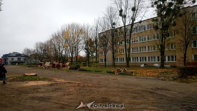 Ruszyły prace związane z budową ulicy Dobrzańskiego [ZDJĘCIA] - zdjęcie #1 - eOstroleka.pl