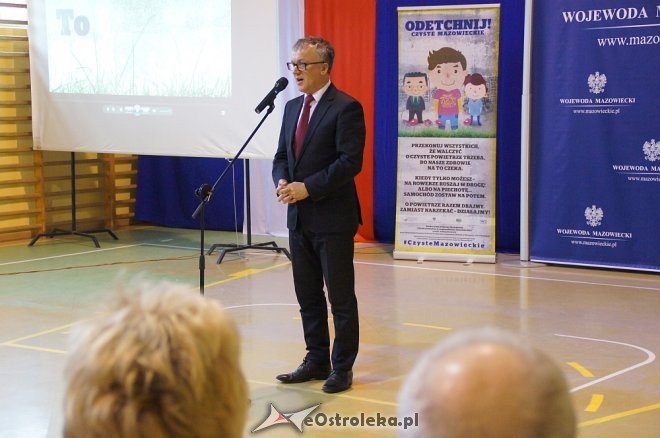 Inauguracja akcji „Odetchnij! Czyste Mazowieckie” w ostrołęckiej trójce [ZDJĘCIA] - zdjęcie #43 - eOstroleka.pl
