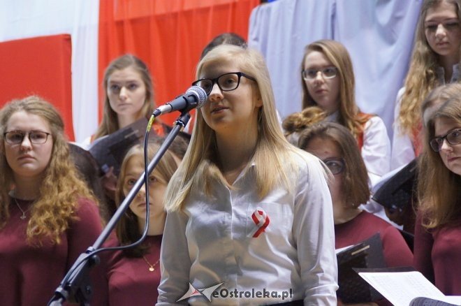 Gala z okazji Święta Niepodległości w II Liceum Ogólnokształcącym w Ostrołęce [10.11.2017] - zdjęcie #59 - eOstroleka.pl
