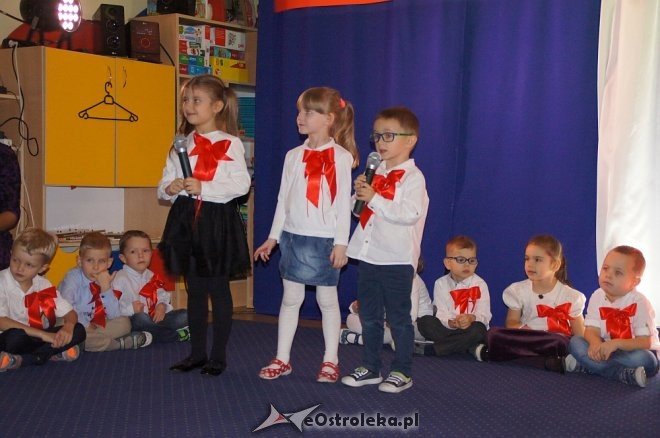 Święto Niepodległości w Przedszkolu Miejskim nr 17 Krainia Misiów [13.11.2017] - zdjęcie #4 - eOstroleka.pl