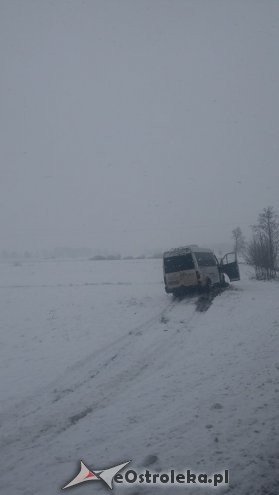 Wypadek na DK-53 w pobliżu miejscowości Wach [21.12.2017] - zdjęcie #4 - eOstroleka.pl