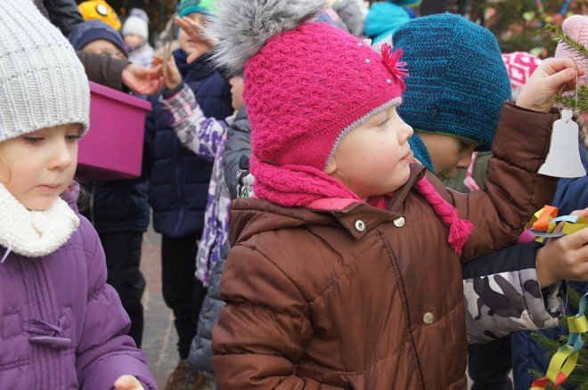Przedszkolaki stroiły choinki przed Miejską Wigilią [ZDJĘCIA] - zdjęcie #47 - eOstroleka.pl