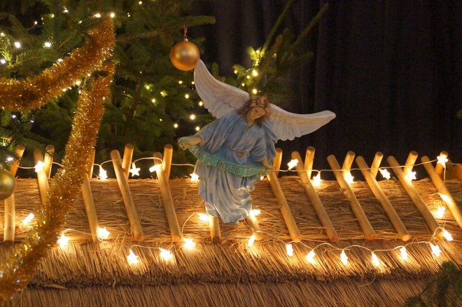 Bożonarodzeniowe szopki w ostrołęckich kościołach [25.12.2017] - zdjęcie #25 - eOstroleka.pl