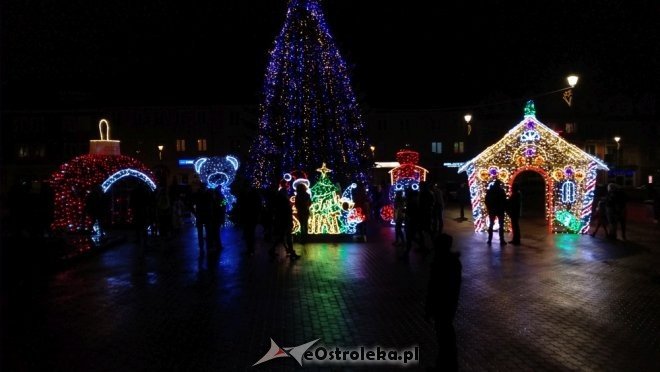 Łomża zachwyca świątecznym oświetleniem [25.12.2017] - zdjęcie #16 - eOstroleka.pl