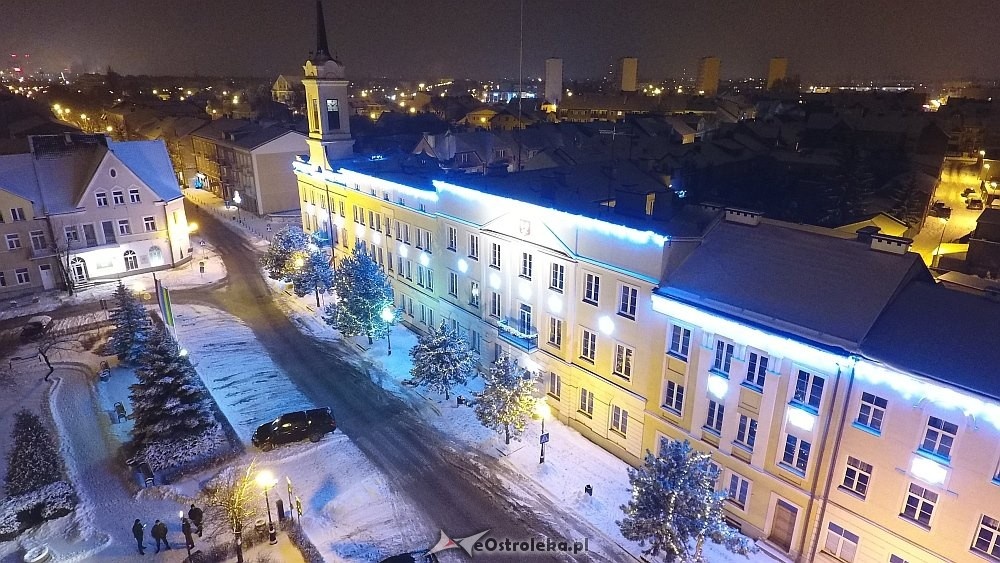 Nocny krajobraz przemysłowej częśći Ostrołęki [18.01.2018] - zdjęcie #11 - eOstroleka.pl