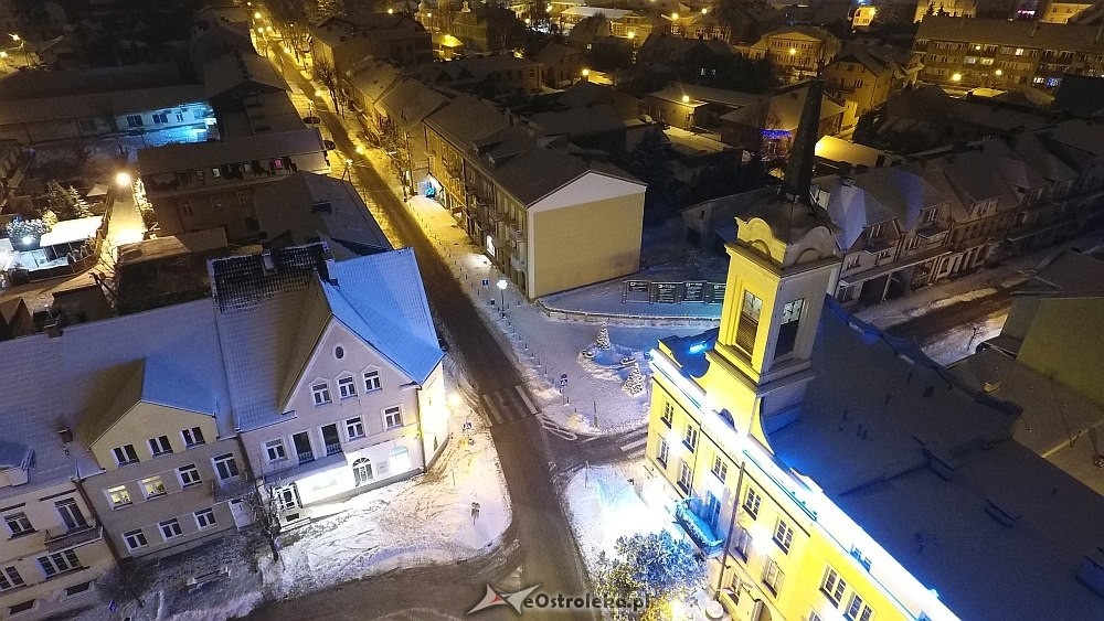 Nocny krajobraz przemysłowej częśći Ostrołęki [18.01.2018] - zdjęcie #14 - eOstroleka.pl