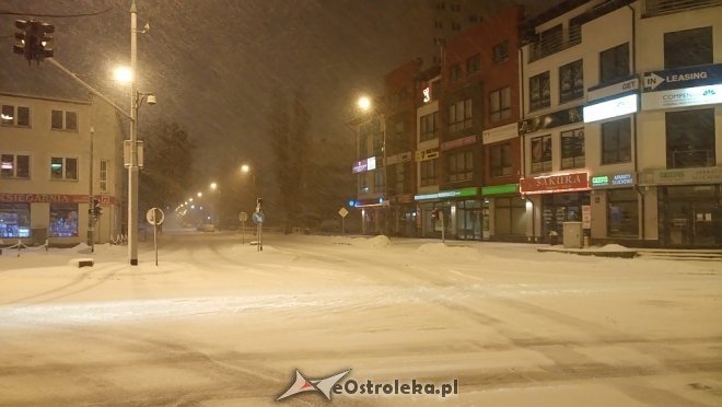 Śnieżyca w Ostrołęce i regionie [18.01.2018] - zdjęcie #2 - eOstroleka.pl