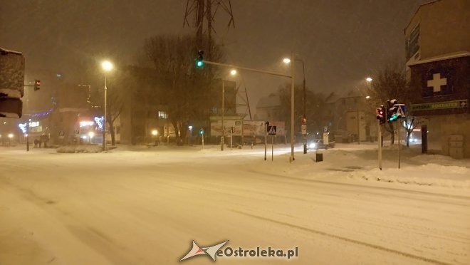Śnieżyca w Ostrołęce i regionie [18.01.2018] - zdjęcie #4 - eOstroleka.pl