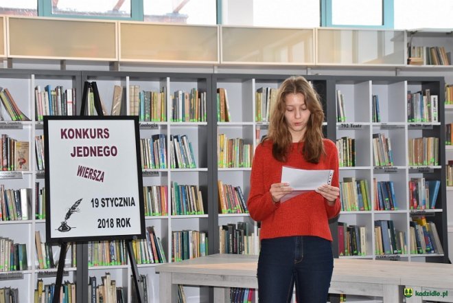 Konkurs Jednego Wiersza w kadzidlańskiej bibliotece [29.01.2018] - zdjęcie #17 - eOstroleka.pl