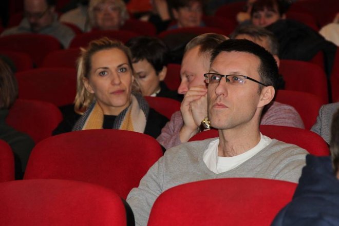 Projekcja filmu „Wyklęty” i spotkanie z aktorem oraz producentem Marcinem Kwaśnym [27.02.2018] - zdjęcie #4 - eOstroleka.pl