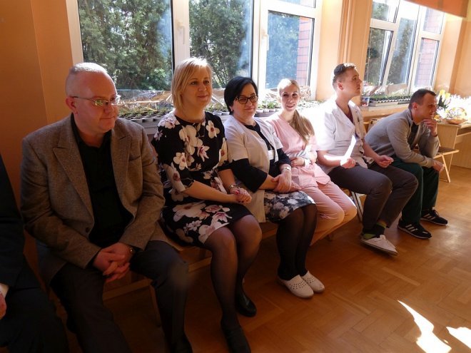 Spotkanie wielkanocne w Domu Pomocy Społecznej w Ostrołęce [02.04.2018] - zdjęcie #1 - eOstroleka.pl