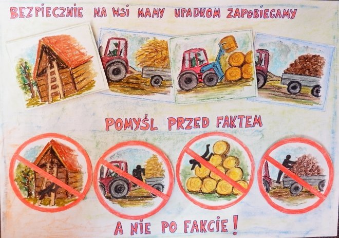 Konkurs plastyczny „Bezpiecznie na wsi mamy – upadkom zapobiegamy” rozstrzygnięty [13.04.2018] - zdjęcie #8 - eOstroleka.pl