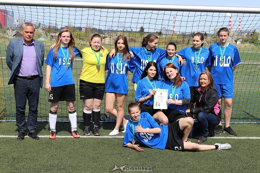 Mistrzostwa Ostrołęki szkół średnich w piłce nożnej kobiet [23.04.2018] - zdjęcie #43 - eOstroleka.pl