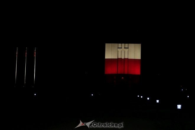 Biało-czerwone iluminacje w Ostrołęce [03.05.2018] - zdjęcie #2 - eOstroleka.pl