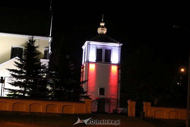 Biało-czerwone iluminacje w Ostrołęce [03.05.2018] - zdjęcie #7 - eOstroleka.pl