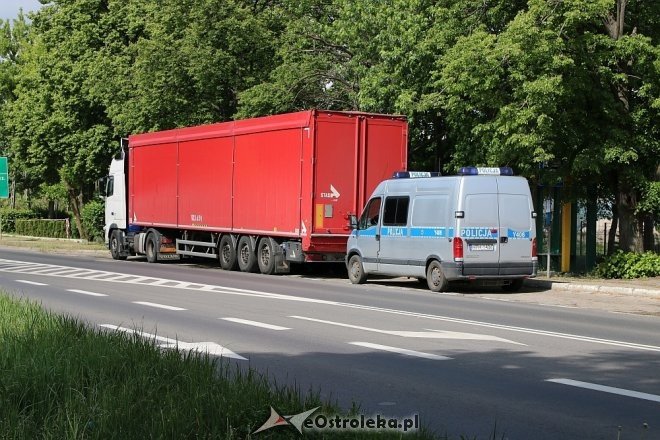 Ostrołęka: Zderzenie ciężarówki z sarną na Traugutta [15.05.2018] - zdjęcie #9 - eOstroleka.pl