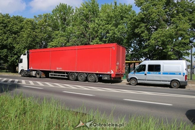 Ostrołęka: Zderzenie ciężarówki z sarną na Traugutta [15.05.2018] - zdjęcie #11 - eOstroleka.pl