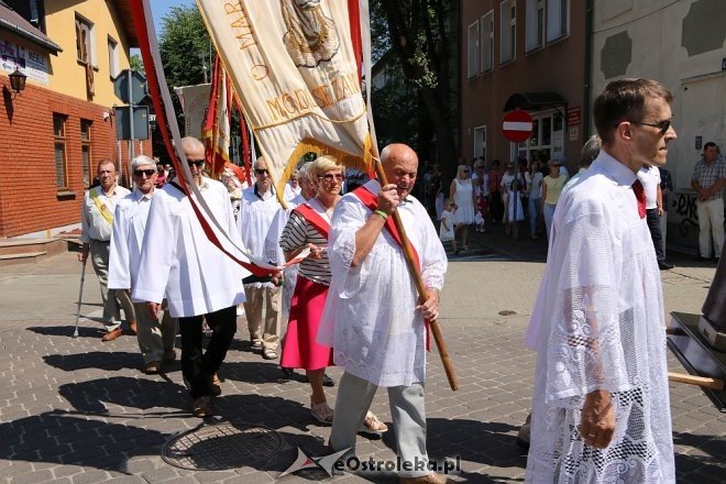 Procesja Bożego Ciała w parafi pw. św. Antoniego w Ostrołęce [31.05.2018] - zdjęcie #21 - eOstroleka.pl