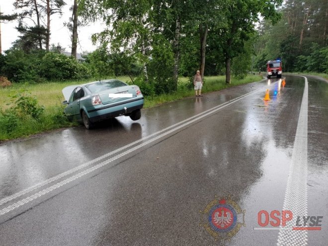 Wypadek w Łysych. Ciężarna kobieta trafiła do szpitala [05.06.2018] - zdjęcie #2 - eOstroleka.pl