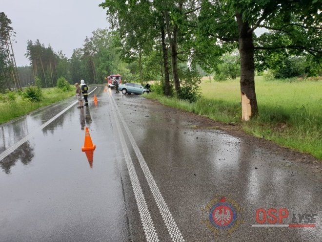 Wypadek w Łysych. Ciężarna kobieta trafiła do szpitala [05.06.2018] - zdjęcie #4 - eOstroleka.pl