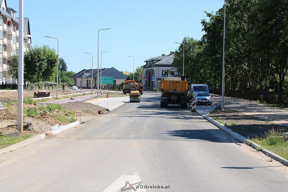 Budowa ulicy Dobrzańskiego [14.06.2018] - zdjęcie #2 - eOstroleka.pl