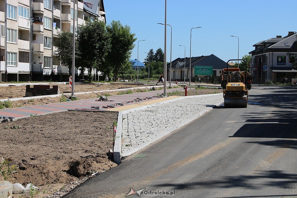 Budowa ulicy Dobrzańskiego [14.06.2018] - zdjęcie #6 - eOstroleka.pl
