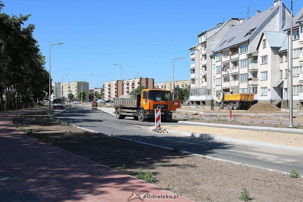 Budowa ulicy Dobrzańskiego [14.06.2018] - zdjęcie #29 - eOstroleka.pl