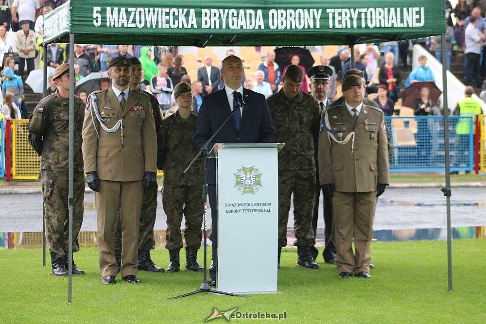 Przysięga żołnierzy z 5. Mazowieckiej Brygad Terytorialnej WOT [15.07.2018] - zdjęcie #76 - eOstroleka.pl
