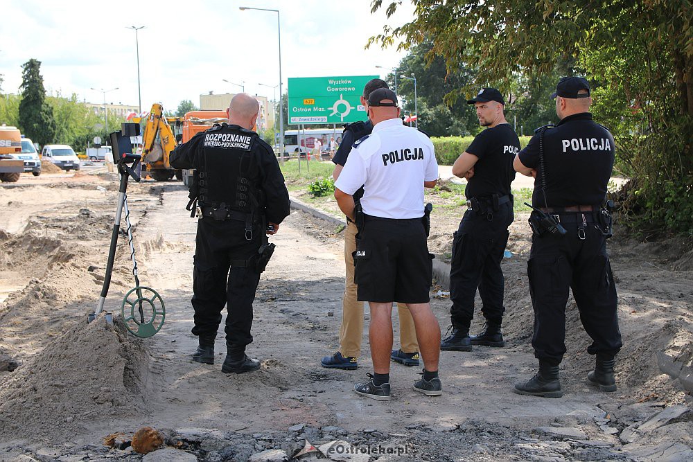 Niewybuch na budowie ulicy Witosa [06.08.2018] - zdjęcie #14 - eOstroleka.pl