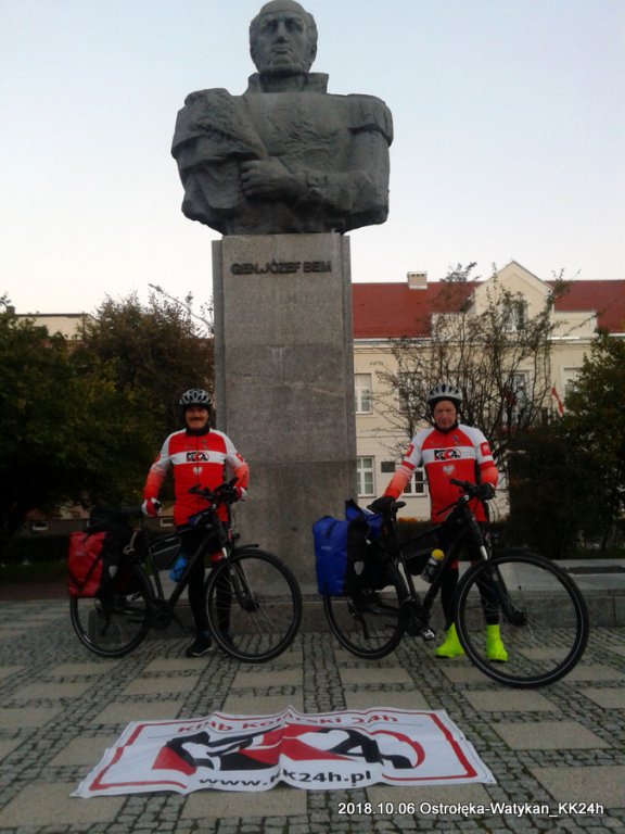 Start rowerowej pielgrzymki z Ostrołęki do Watykanu [06.10.2018] - zdjęcie #3 - eOstroleka.pl
