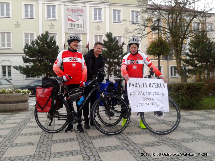 Start rowerowej pielgrzymki z Ostrołęki do Watykanu [06.10.2018] - zdjęcie #7 - eOstroleka.pl