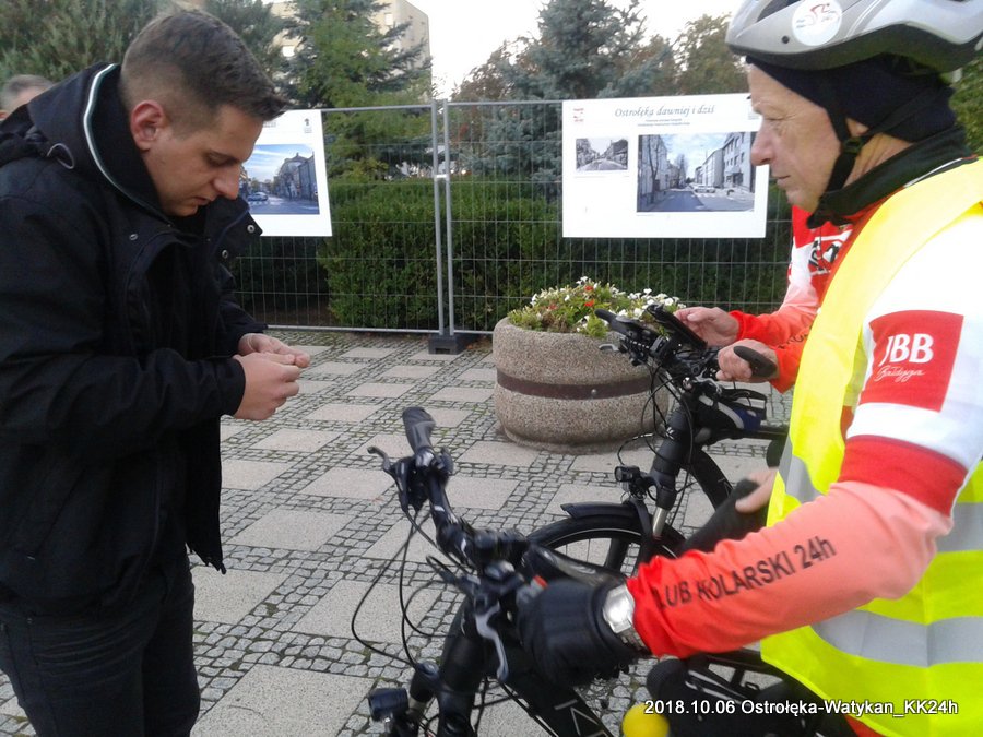 Start rowerowej pielgrzymki z Ostrołęki do Watykanu [06.10.2018] - zdjęcie #10 - eOstroleka.pl