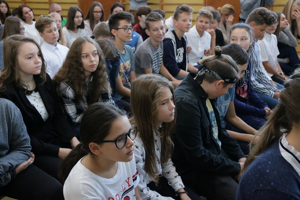 Pasowanie na ucznia w Szkole Podstawowej nr 3 [12.10.2018] - zdjęcie #31 - eOstroleka.pl
