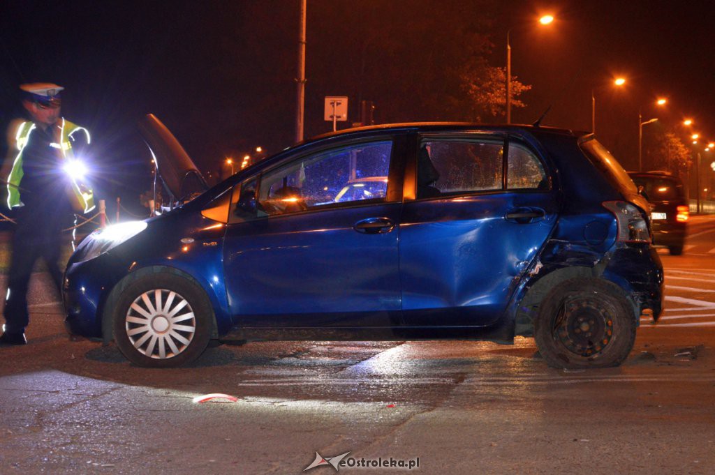 Wypadek na skrzyżowaniu przy ul. Goworowskiej i Pomian [31.10.2018] - zdjęcie #29 - eOstroleka.pl