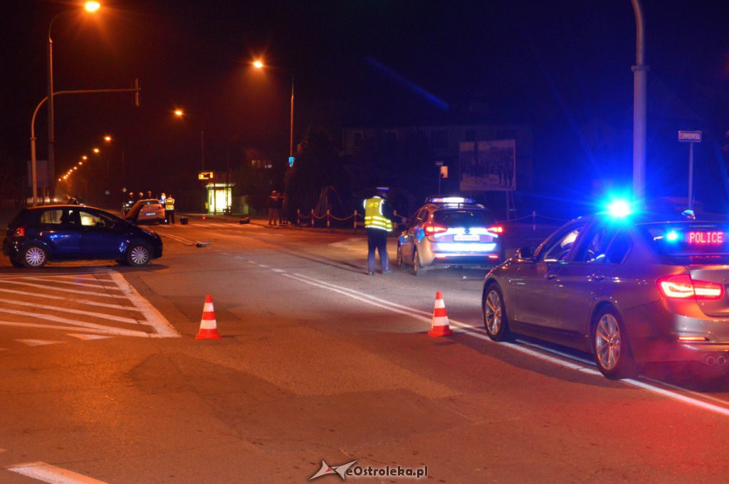 Wypadek na skrzyżowaniu przy ul. Goworowskiej i Pomian [31.10.2018] - zdjęcie #32 - eOstroleka.pl
