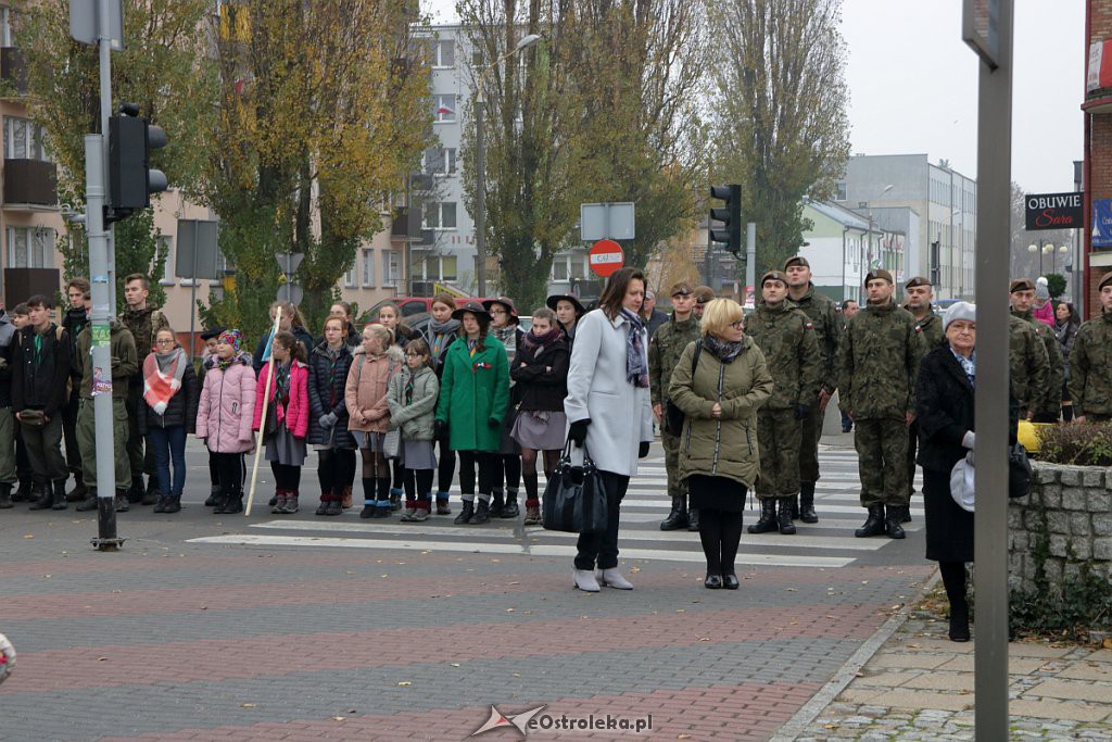 Święto Niepodległości 2018: Biało-czerwony marsz na ulicach Ostrołęki [11.11.2018] - zdjęcie #75 - eOstroleka.pl