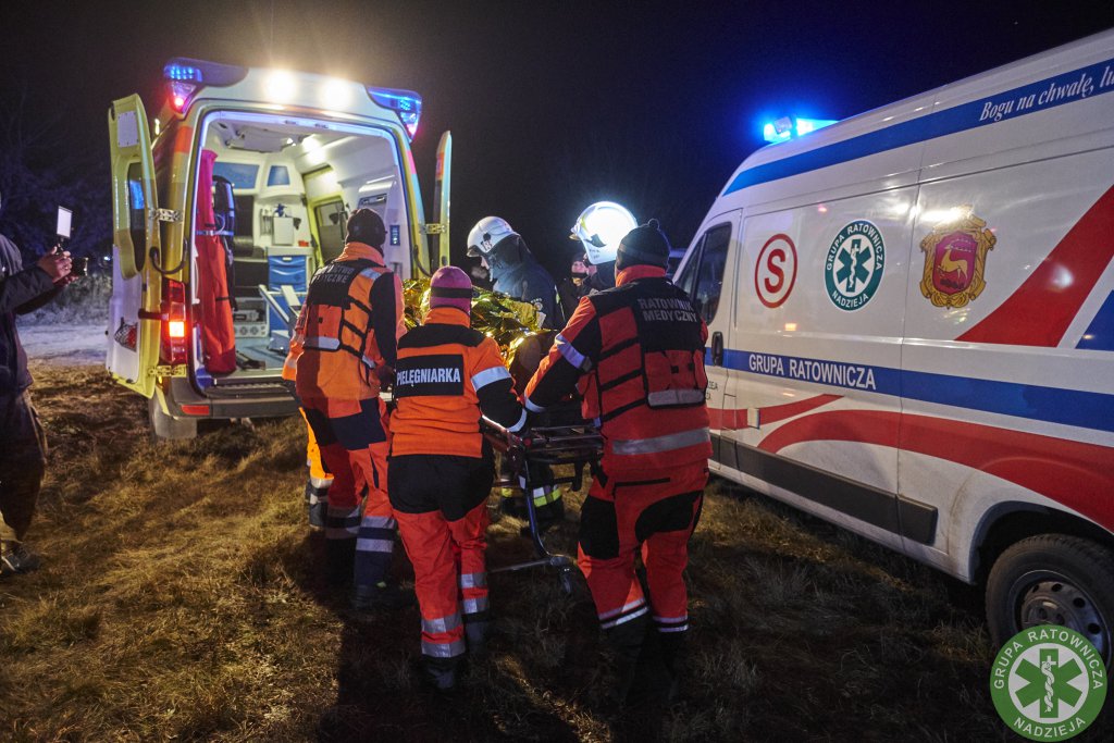 Ćwiczenia służb ratowniczych pod Nowogrodem [03.12.2018] - zdjęcie #13 - eOstroleka.pl