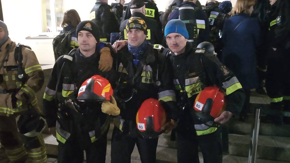 Strażacy z Ostrołęki na zawodach strażackich w Kopalni Soli w Wieliczce [12.12.2018] - zdjęcie #2 - eOstroleka.pl