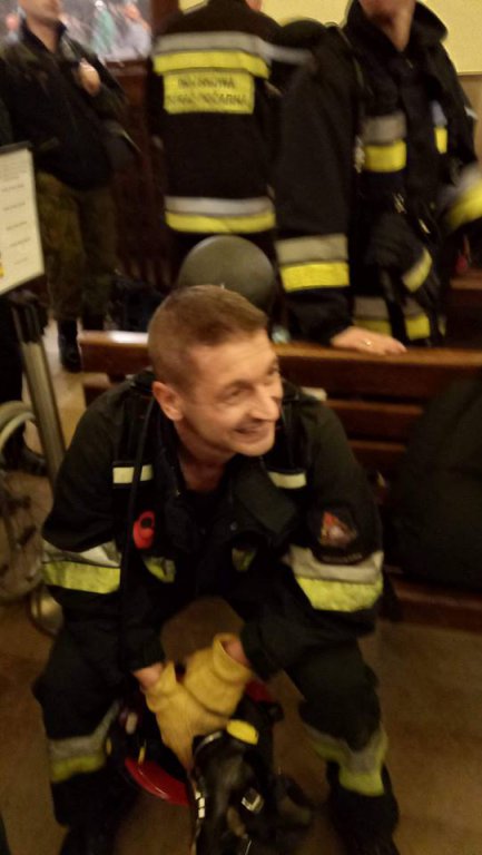 Strażacy z Ostrołęki na zawodach strażackich w Kopalni Soli w Wieliczce [12.12.2018] - zdjęcie #5 - eOstroleka.pl