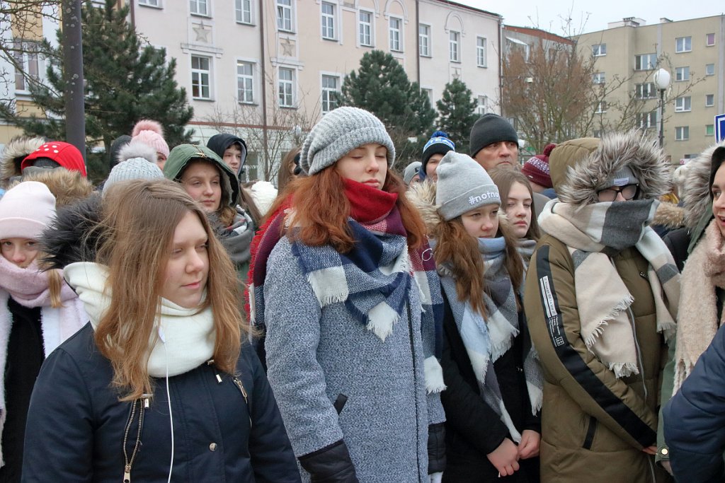 Ostrołęcka młodzież sprzeciwia się agresji i mowie nienawiści  [24.01.2019] - zdjęcie #12 - eOstroleka.pl