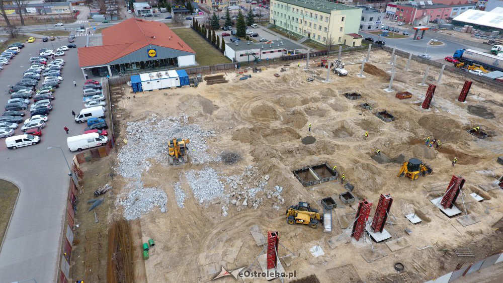 Budowa parku handlowego Vendo przy ul. Witosa [07.03.2019] - zdjęcie #12 - eOstroleka.pl