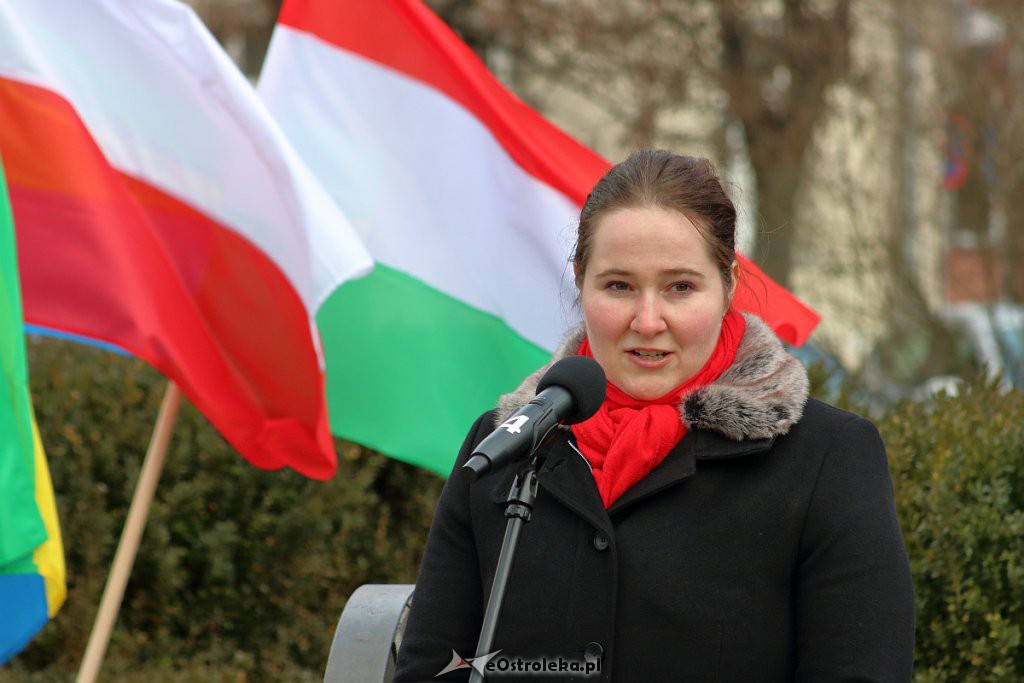 Uroczystości Narodowego Święta Węgier w Ostrołęce [12.03.2019] - zdjęcie #61 - eOstroleka.pl