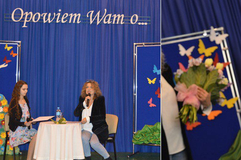Joanna Trzepiecińska w ZSP w Łysych [05.04.2019] - zdjęcie #1 - eOstroleka.pl
